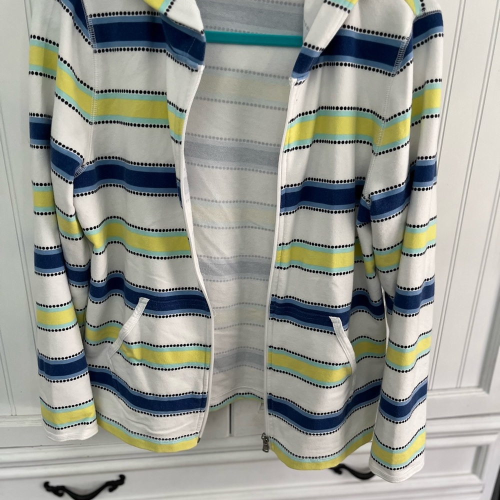Striped Zip-Up Hoodie
